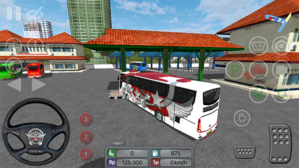 印尼巴士模拟器游戏汉化版截图
